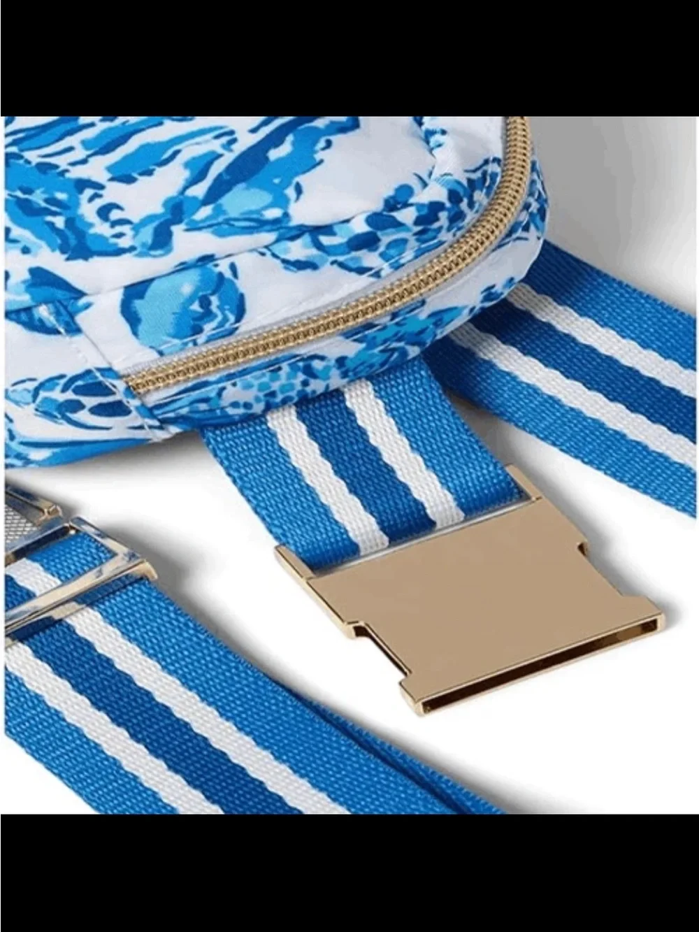 NWOT. LILLY PULITZER Jeanie Belt Bag Resort White Shell Collector - Picture 7 of 9